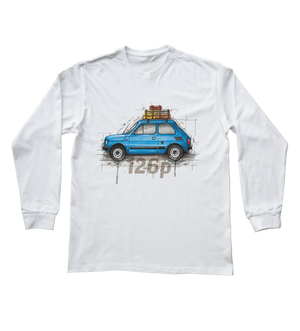 Fiat 126p — koszulka z długim rękawem dziecięca