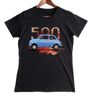 Fiat 500 — koszulka damska