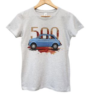 Fiat 500 — koszulka damska