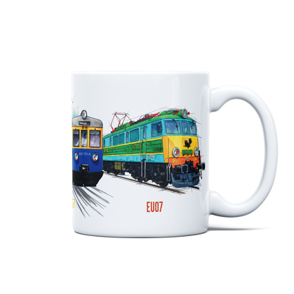 Kubek dla fana pociągów