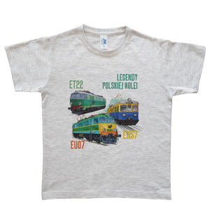 Kids' T-shirt for a train enthusiast