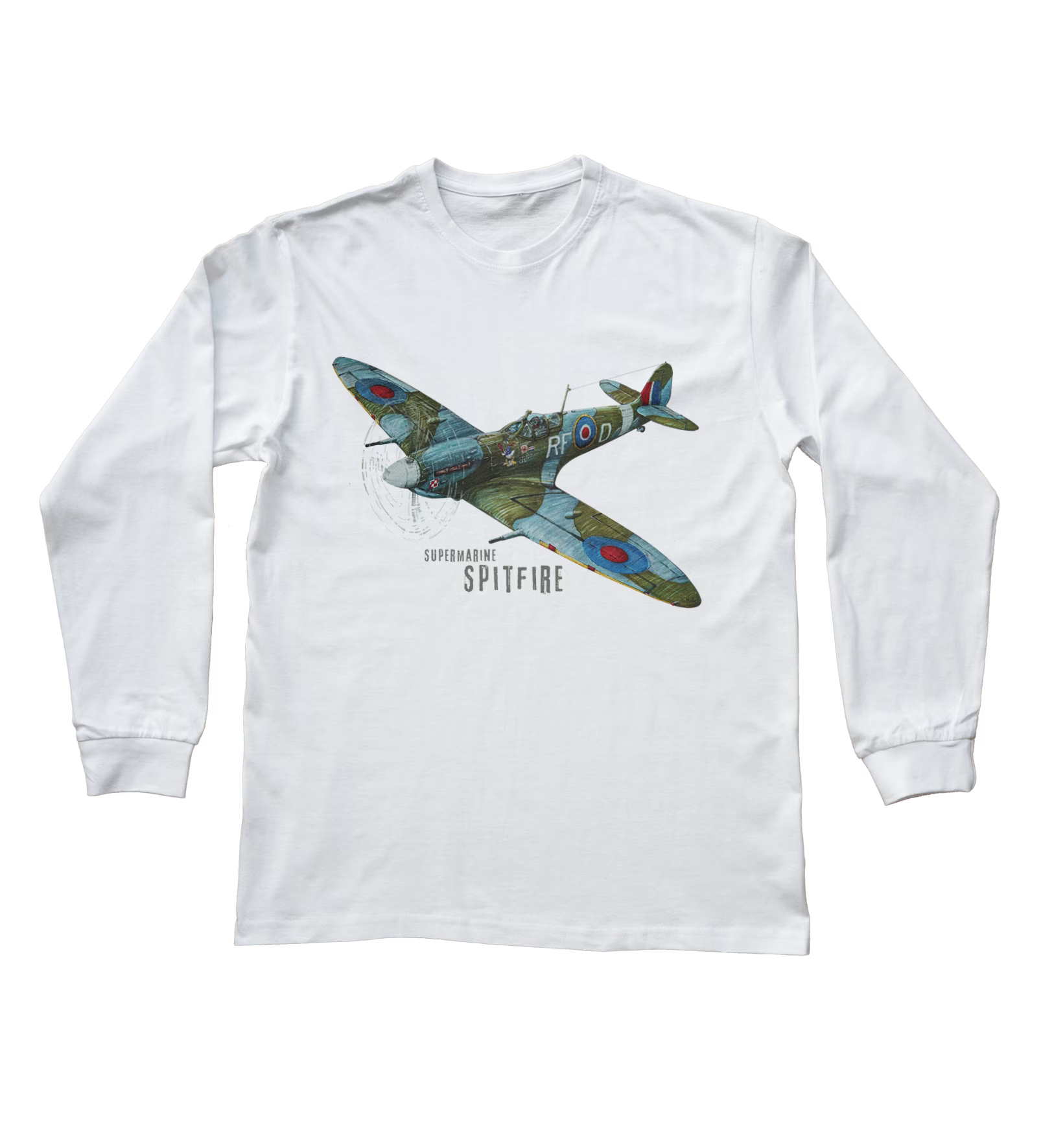Supermarine Spitfire — koszulka z długim rękawem dziecięca