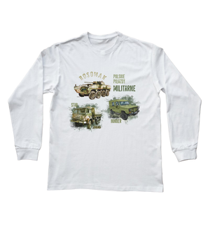 Bluzka z długim rękawem dla fana militariów
