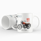 Mug for a motorcyclist