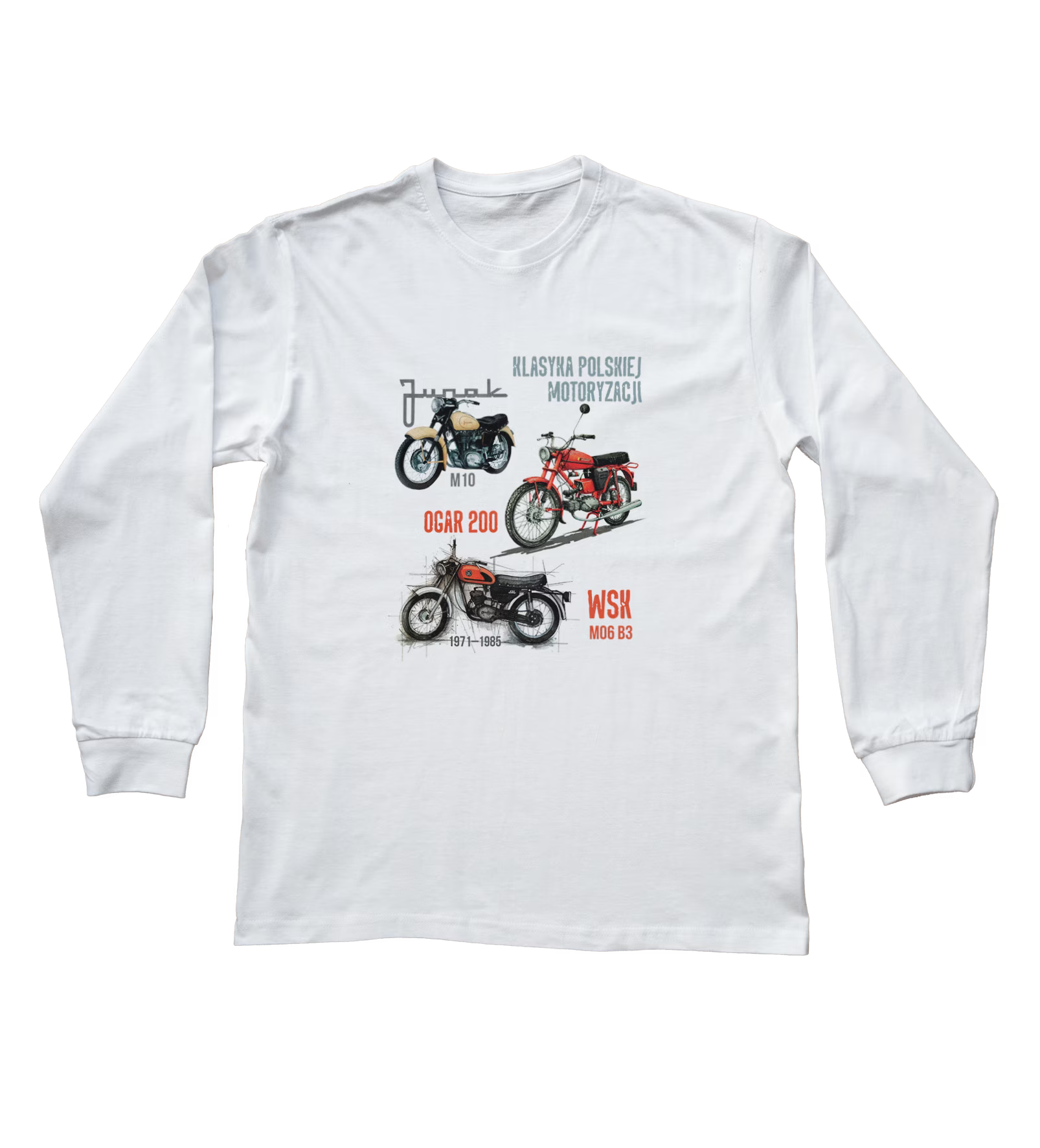 Bluzka z długim rękawem dla motocyklisty