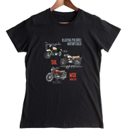 Women's T-shirt for a motorcyclist
