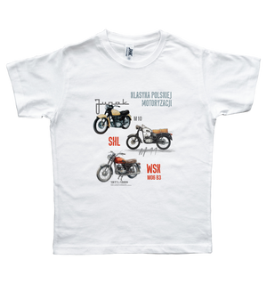 Kids' t-shirt for a motorcyclist
