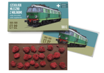 ET22 Byk — czekolada mleczna z malinami z naklejką
