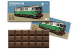 SU46 — czekolada mleczna z naklejką