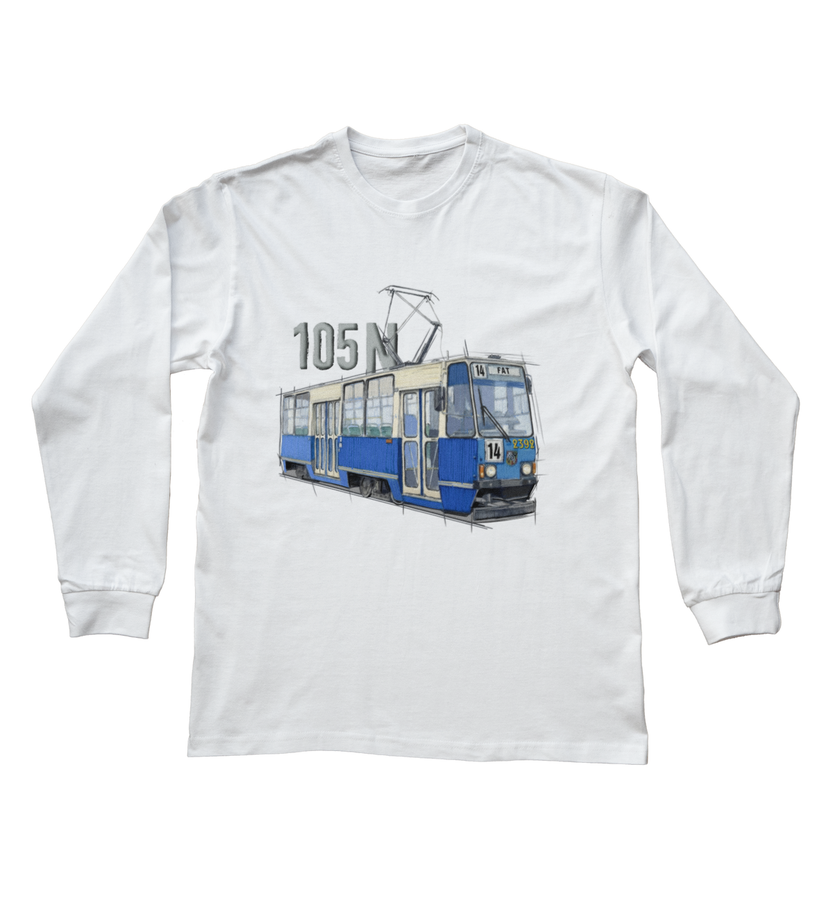 Konstal 105N — bluzka z długim rękawem