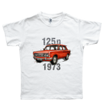 Fiat 125p — koszulka dziecięca — NIK-TSH-JUNBI-FIA125-CZE-01
