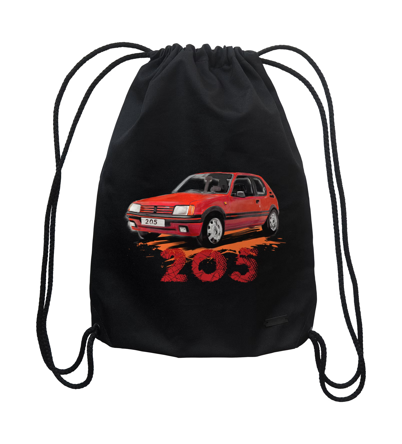 Peugeot 205 — plecak