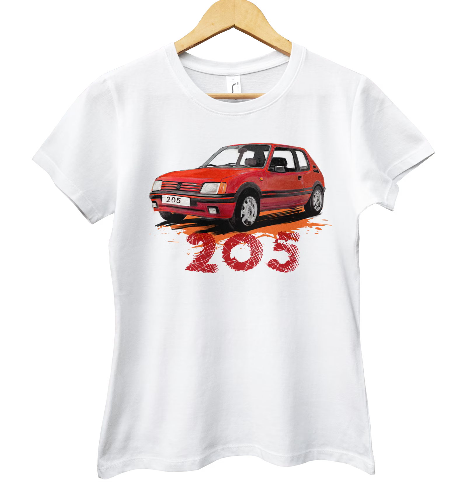 Peugeot 205 — koszulka damska