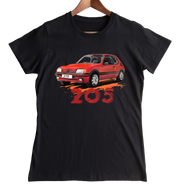 Peugeot 205 — koszulka damska