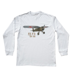 PZL P.11 — koszulka z długim rękawem dziecięca